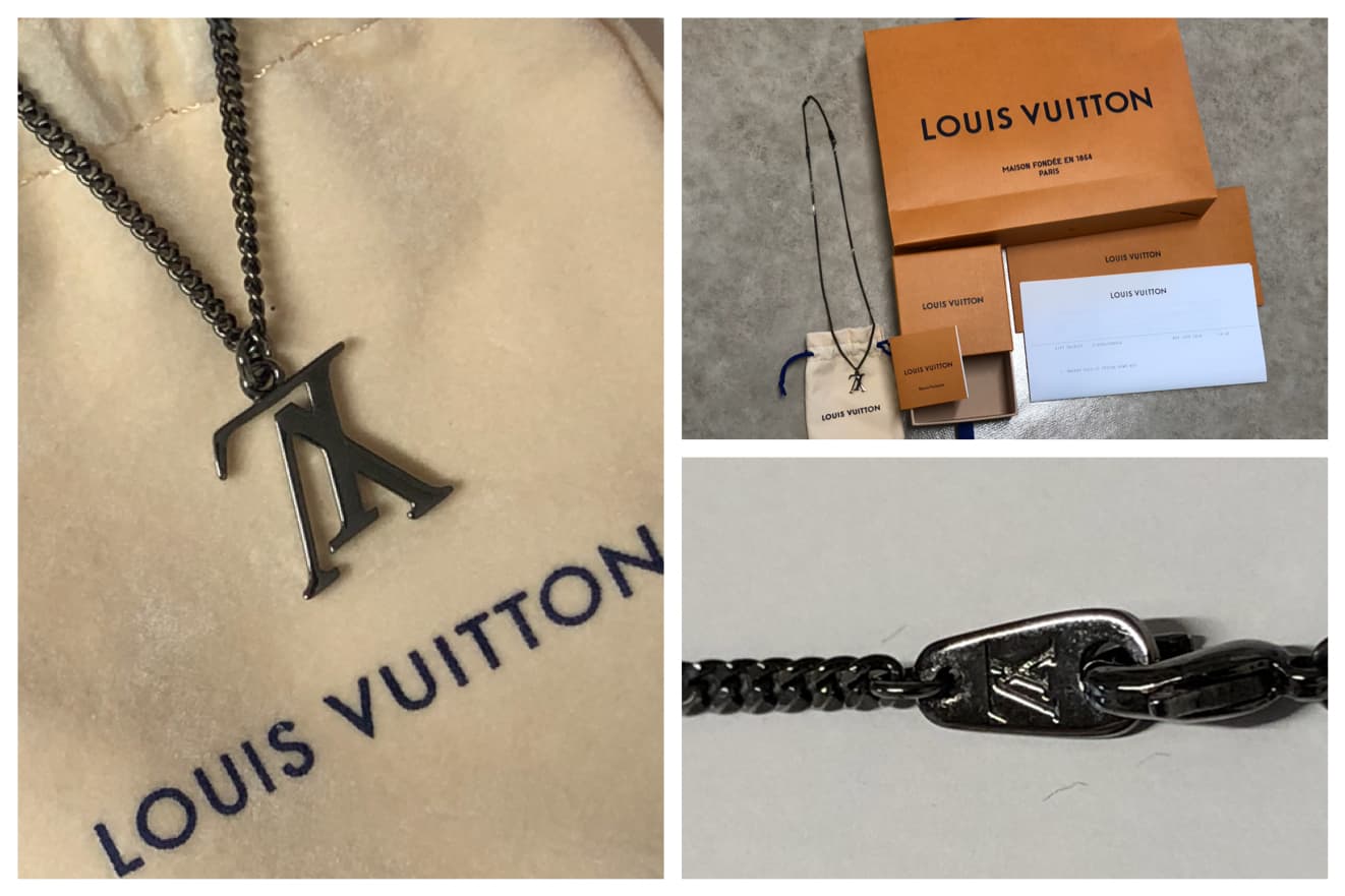 LOUIS VUITTON ネックレス コリエ・LV アップサイドダウン